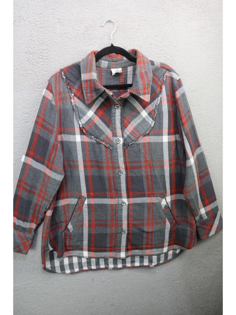 Cabi Long Sleeve Plaid Button Up Tunic-Size XL-Outdoors-Athleiusre-Preppy